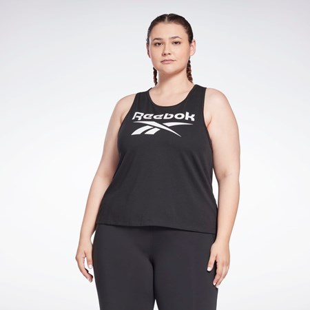 Reebok Reebok Identity Tank Top (Plus Size) Sort | RIG845270