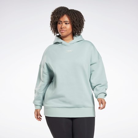 Reebok Studio Recycled Oversize Hoodie (Plus Size) Grå | KQS824105