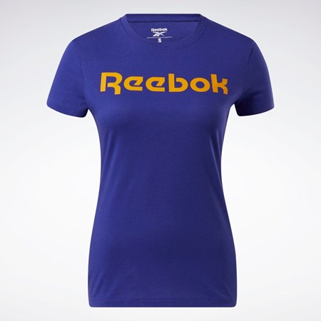 Reebok Trænings Essentials Grafisk Tee Lilla | EGQ158694