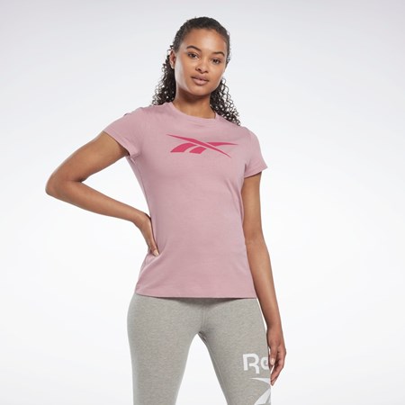 Reebok Trænings Essentials Vector Grafisk Tee Infused Lilac | YUL836274