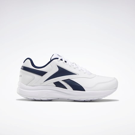 Reebok Walk Ultra 7 DMX MAX Shoes Hvide Mørkeblå Kongeblå | LUR318570