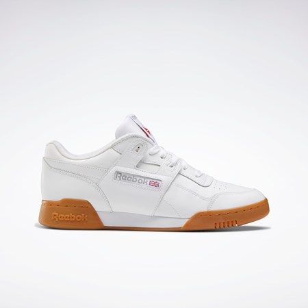 Reebok Workout Plus Shoes Hvide Rød Kongeblå | CQB865042