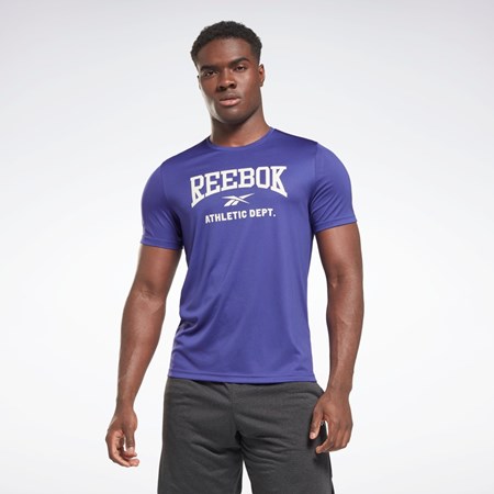 Reebok Workout Ready Grafisk T-Shirt Lilla | WNK035821