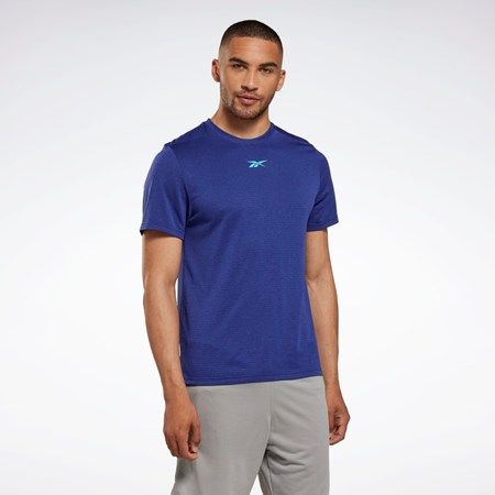 Reebok Workout Ready Mélange T-Shirt Lilla | NTU046137