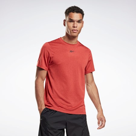 Reebok Workout Ready Mélange T-Shirt Rhodonite | KJA576423