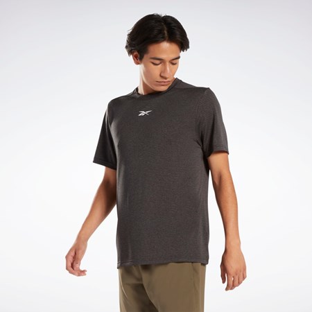 Reebok Workout Ready Mélange T-Shirt Sort | FMX850243