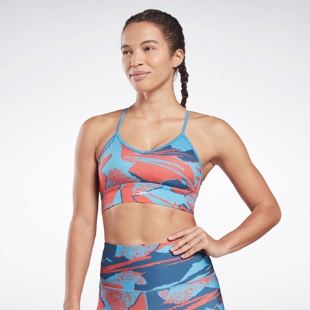 Reebok Workout Ready Sports Bra Blå | URG059341