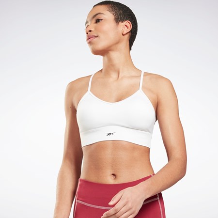 Reebok Workout Ready Sports Bra Hvide | GXW587092