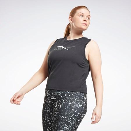 Reebok Workout Ready Supremium Tank Top (Plus Size) Sort | UWM876394